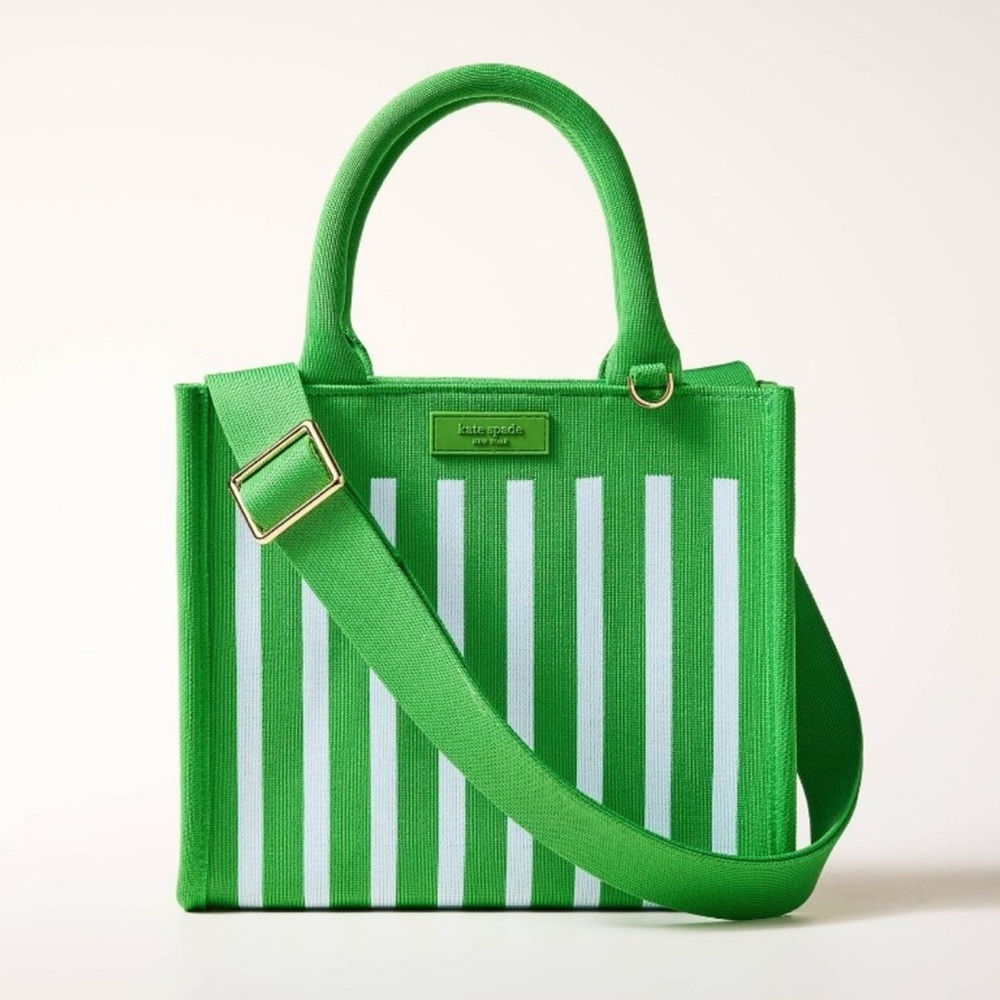 Kate Spade New York X Target Stripe Knit Crossbody Bag Green